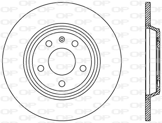 OPEN PARTS Тормозной диск BDR2413.10